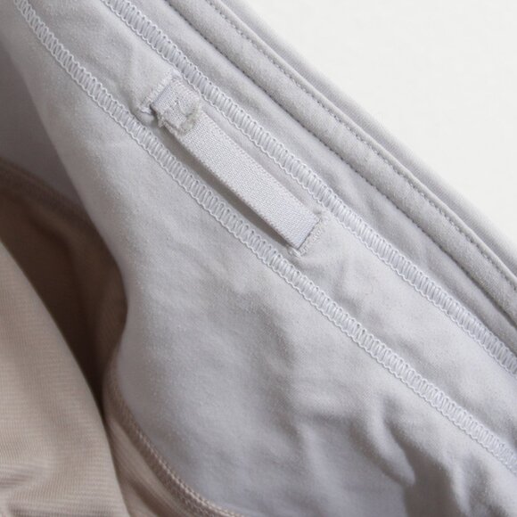 Lululemon Real Quick Short Perforated 3.5" Jasmine White Multi High Rise Liner 6 - Picture 11 of 16